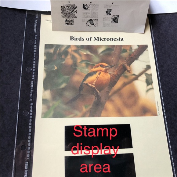 STAMPS Birds of Micronesia rare misprint! - Picture 5 of 15